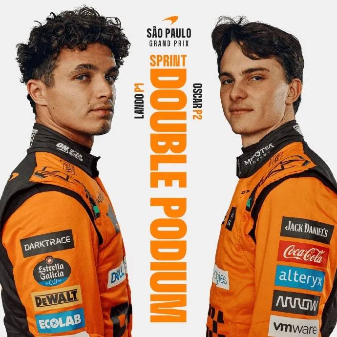 迈凯伦完胜雷诺车队，皮亚斯特里扛起全队